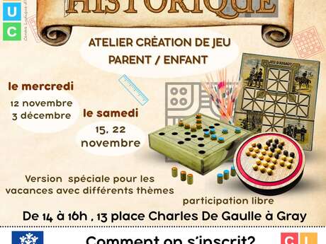 Atelier jeux  Historique