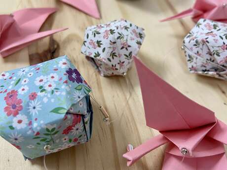 Atelier guirlande en origami