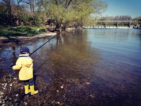 Pêche en rivières et au lac de la Faïencerie