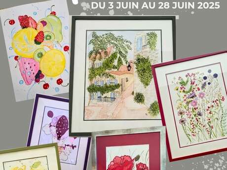 Exposition peinture à l'aquarelle