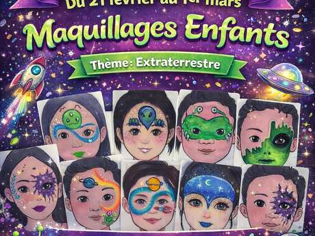 Maquillages Enfants pour Carnaval