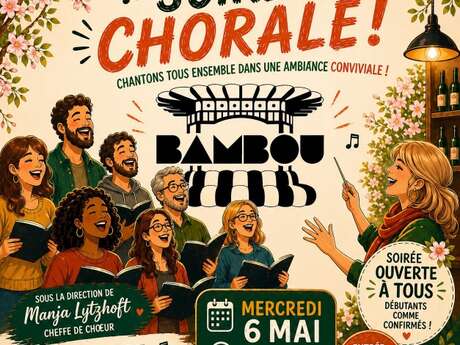 Soirée chorale participative au Bambou à Beaune