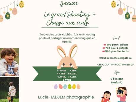 CHASSE AUX ŒUFS & MINI SÉANCES PHOTO – BEAUNE