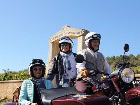 EXCURSIONS EN SIDE-CAR DANS LE VIGNOBLE - ESCAPADE DANS LES CLIMATS DE BOURGOGNE - 1H