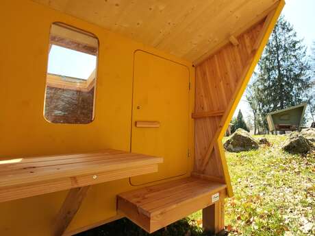 Location Cabane étape Jaune au Lac des Settons Morvan - ACTIVITAL