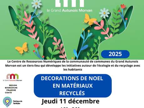 Réalisez des décorations de Noël recyclées