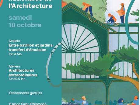 Ateliers Entre pavillon et jardins, transfert d'émulsion