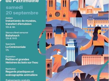 Atelier Instantanés de musées, transfert d'émulsion