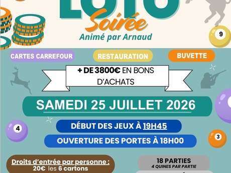 Soirée loto à Bucey lès Gy