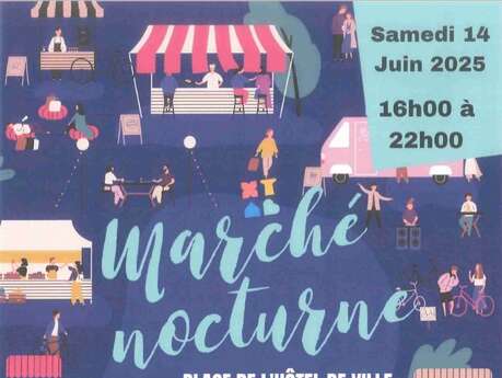 Marché nocturne à Meursault