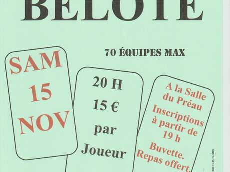 Concours de Belote