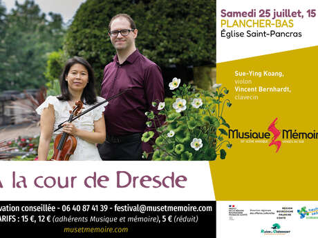 MUSIQUE ET MÉMOIRE - À La Cour de Dresde