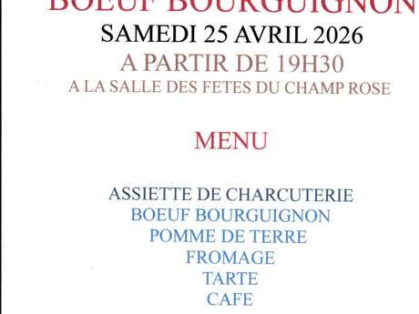 Soirée dansante boeuf bourguignon