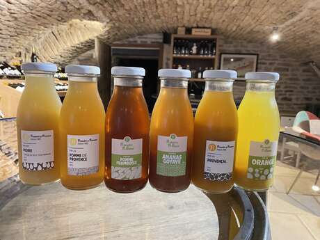 Dégustation autour des jus, 100% fruits