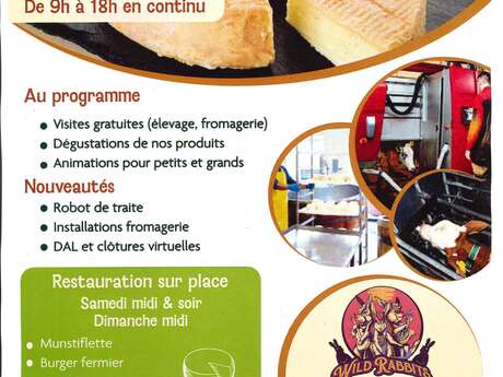 Journées portes ouvertes à la Fromagerie Menigoz