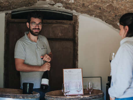 Dégustation de vins aux Cabottes