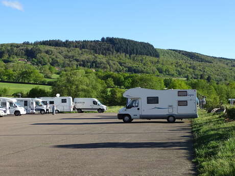 Aire de stationnement pour camping-car
