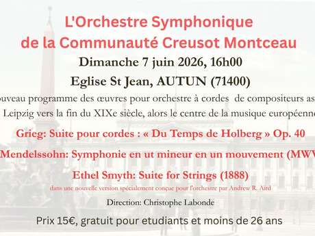 Concert de musique classique orchestrale