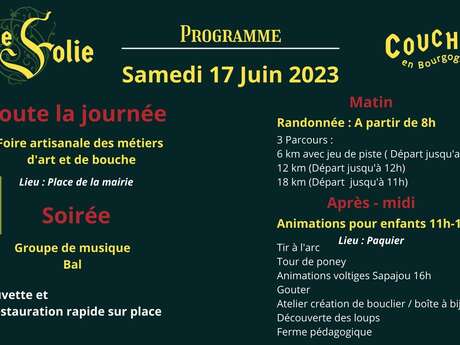 Fête de la Folie 2023 à Couches Fête de la Folie 2023 à Couches