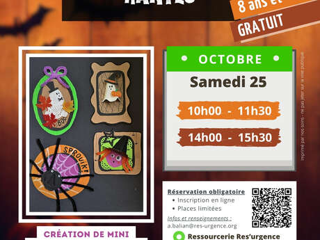 Atelier récup' : P'tits portraits hantés