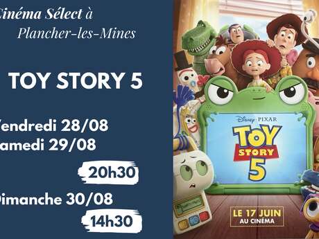 Film "TOY STORY 5" au CINEMA SELECT à PLANCHER-les-MINES