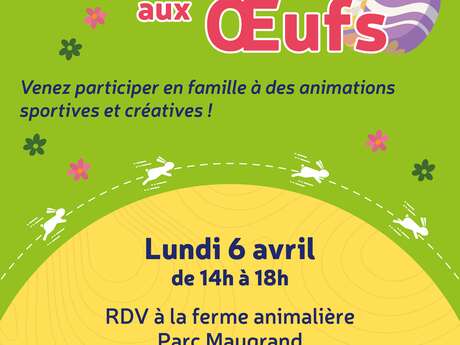 Chasse aux œufs au parc Maugrand