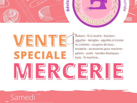 Vente spéciale mercerie