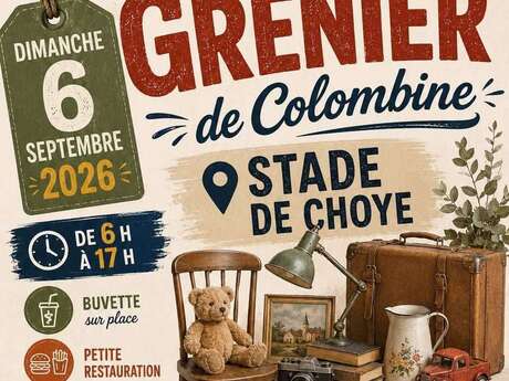 Vide-grenier à Colombine (Choye)