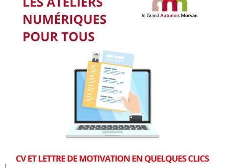 Atelier numérique : Cv et lettre de motivation en quelques clics