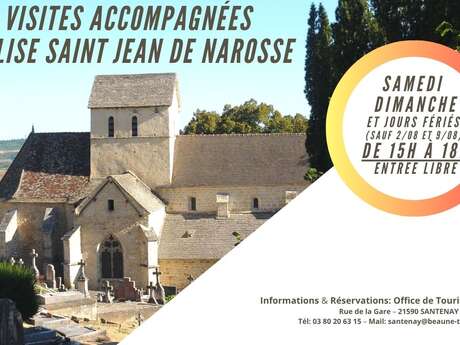 Visites accompagnées de l'Eglise Saint Jean de Narosse