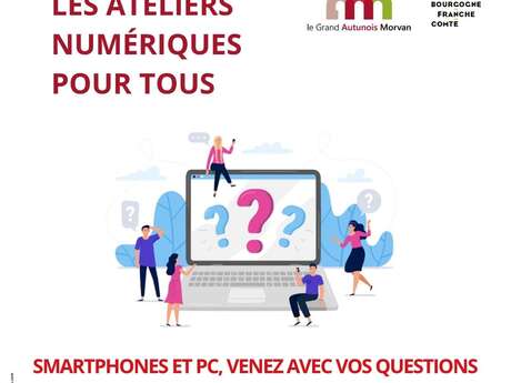 Atelier numérique - Smartphones et PC, venez avec vos questions