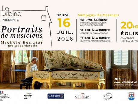 Concert Portraits de Musiciens, récital de clavecin de Michele Benuzzi