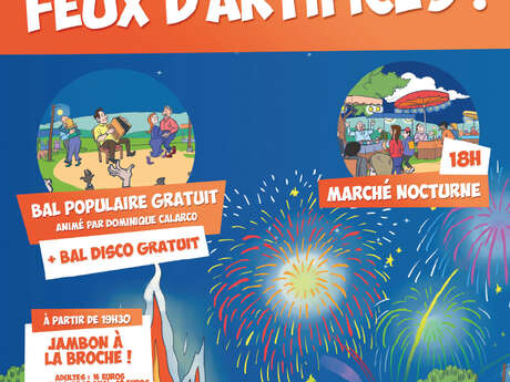 Jambon à la broche et Feux d'artifice
