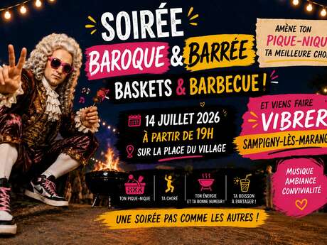 Soirée baroque & barrée - baskets & barbecue