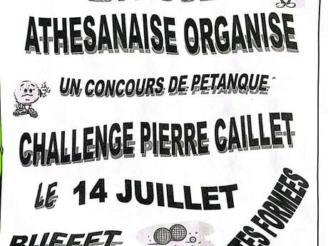 Concours de pétanque "Challenge Pierre CAILLET"