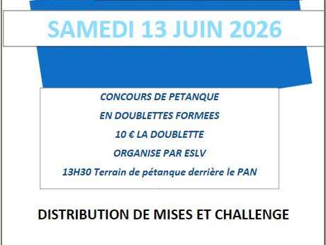 Concours de pétanque "Challenge THIBAUT"