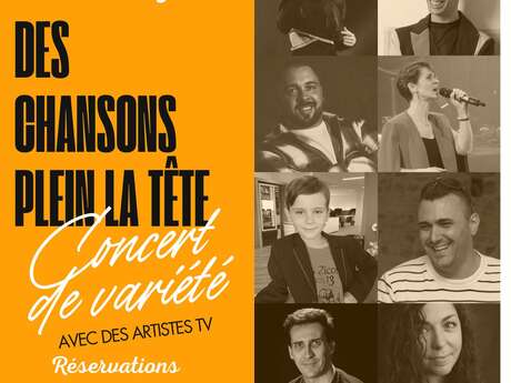 Concert de variété " Des chansons plein la tête"