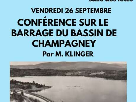 Soirée conférence "Barrage du Bassin de Champagney"