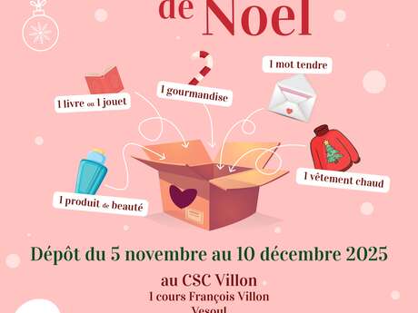 Les boites solidaires de Noël