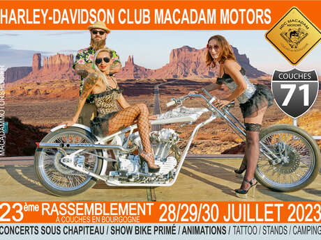 23ème rassemblement motos macadam motors