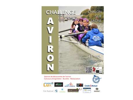 Challenge de l'Aviron de Chalon sur Saône