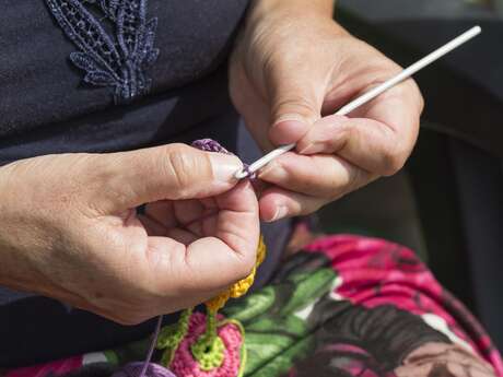Atelier crochet : décoration de sapin