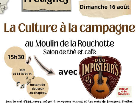 "Culture à la campagne" au salon de thé&café  à Fretigney