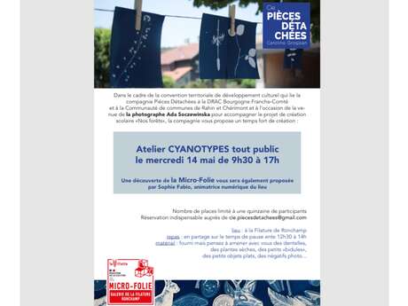Atelier Cyanotypes à la Micro-Folie