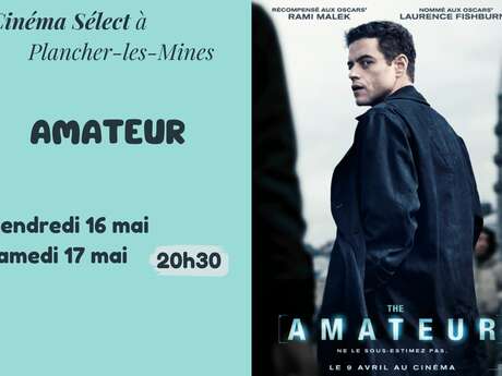 Film "Amateur" au Cinéma SELECT à PLANCHER-les-MINES