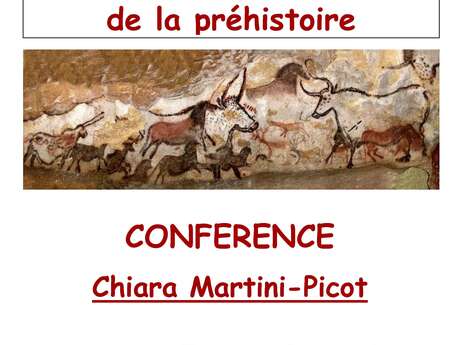 "Grottes ornées de la préhistoire"   Conférence de Chiara Martini-Picot