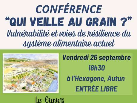 Conférence - Vulnérabilités et voies de résilience du système alimentaire