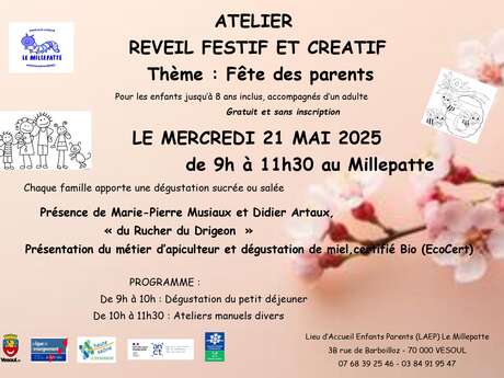 Atelier réveil festif et créatif