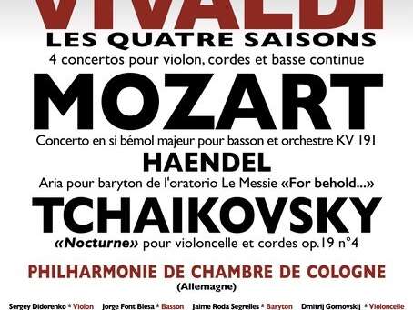 Concert de la Chambre Philharmonique de Cologne