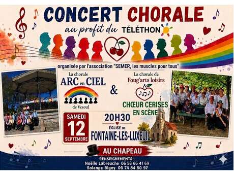 Concert Chorale au profit du Téléthon